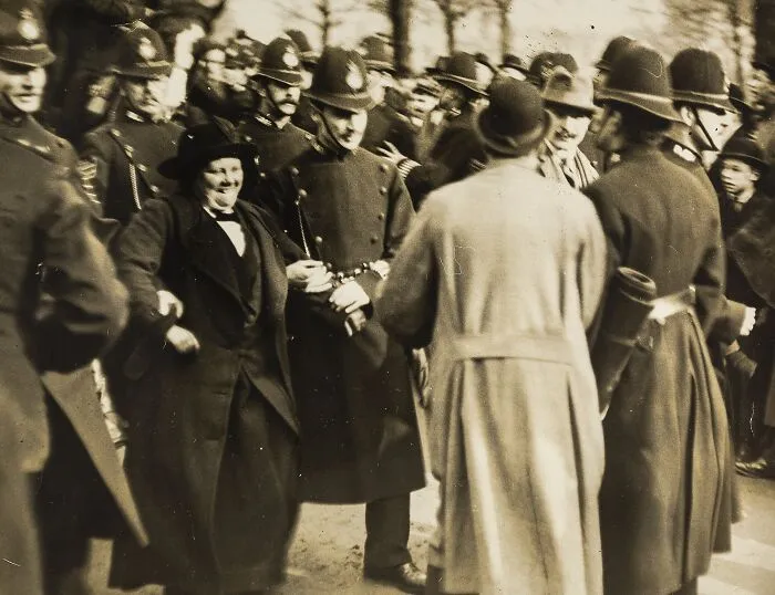 Arrest Of Flora Drummond By Police, 1913