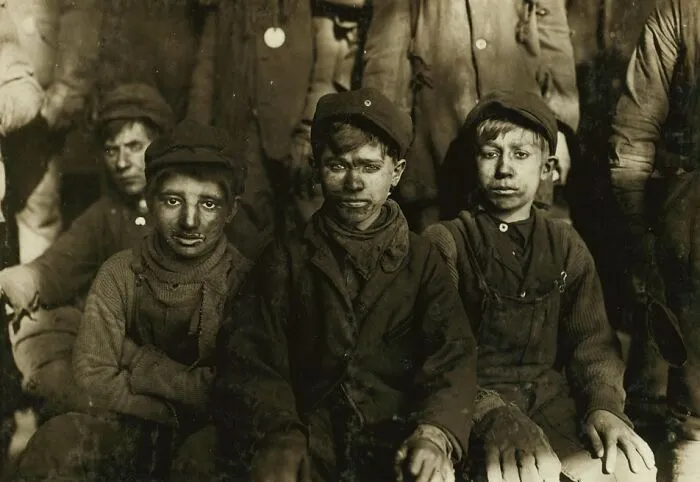 Breaker Boys In A Coal Mine In 1911