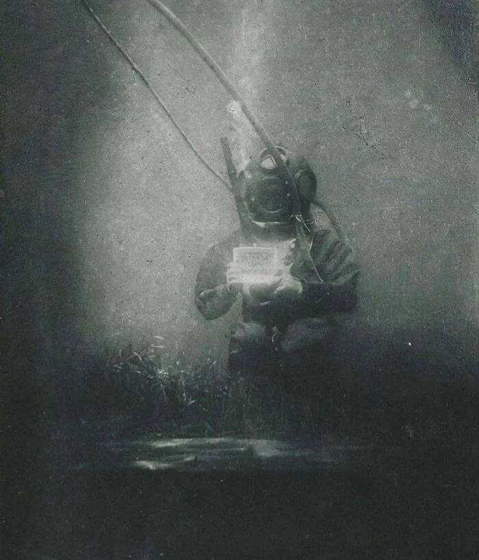 The First Underwater Portrait Taken In 1899 
