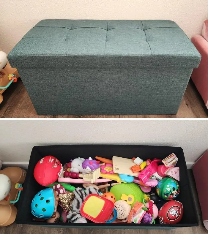 What Looks Like A Perfectly Innocent Place To Put Your Feet Is Actually A Secret Agent Of Tidiness, Hiding Your Shame-Pile Of Magazines And Remotes Inside A <a Style="Display:inline;" Href="Https://Www.amazon.com/Songmics-Folding-Storage-Ottoman-Ulsf047c01/Dp/B0csxwly5z?ie=utf8&th=1&linkcode=ll1&tag=bpantelope-20&linkid=c412aa43b72051929517645aba83f089&language=en_us&ref_=as_li_ss_tl" Target="_blank">  <span Style="Font: Inherit; Color: #d74b1f;"> Folding Storage Ottoman </Span>