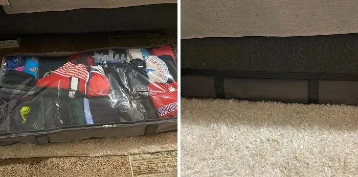 The Time-Honored Tradition Of Shoving All Your Clutter Under The Bed When Guests Are Coming Over Just Got A Major, Adult-Approved Upgrade With These <a Style="Display:inline;" Href="Https://Www.amazon.com/Onlyeasy-Zjja61-Tmm/Dp/B07r6h4wkl?ie=utf8&th=1&linkcode=ll1&tag=bpantelope-20&linkid=ac026d14e7c805b258c811253836a195&language=en_us&ref_=as_li_ss_tl" Target="_blank">  <span Style="Font: Inherit; Color: #d74b1f;"> Under Bed Storage Bags </Span>