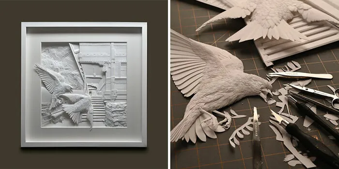 49 Incredible Paper Sculptures That Look Almost Alive By Calvin Nicholls