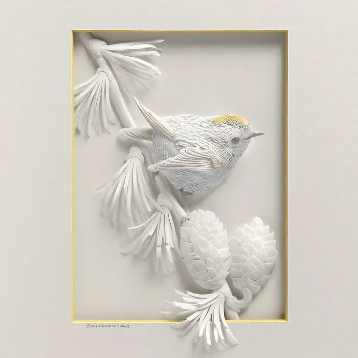 49 Incredible Paper Sculptures That Look Almost Alive By Calvin Nicholls