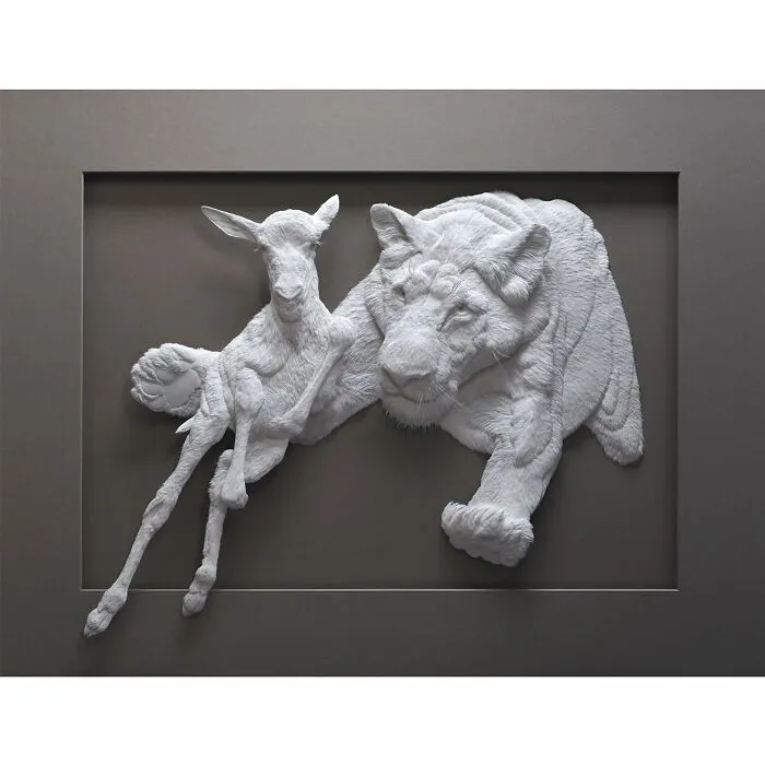 49 Incredible Paper Sculptures That Look Almost Alive By Calvin Nicholls