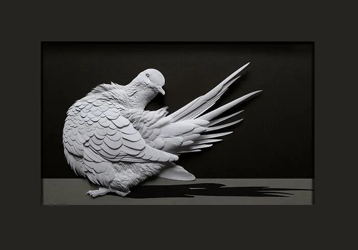 49 Incredible Paper Sculptures That Look Almost Alive By Calvin Nicholls