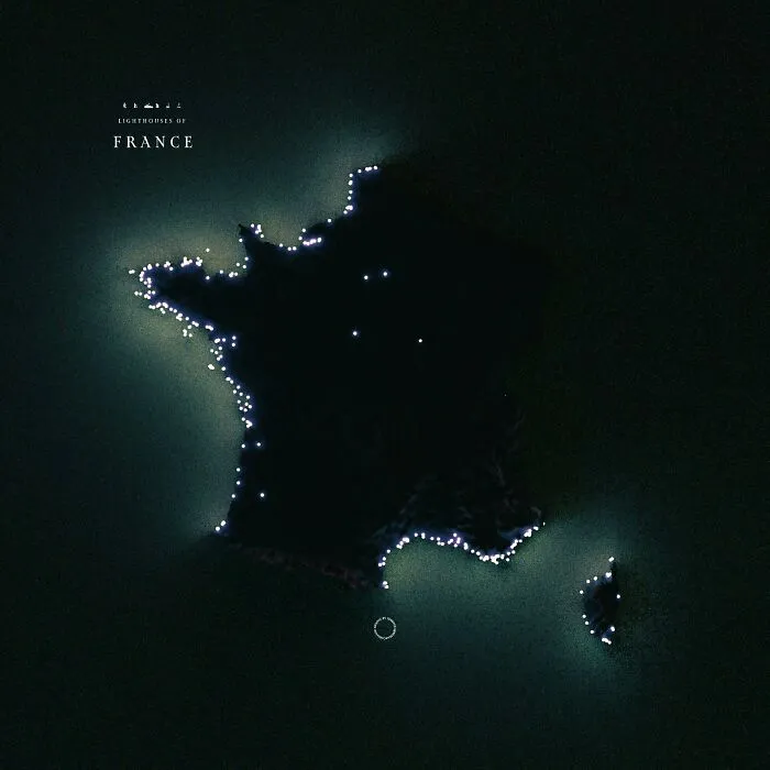 France Lighthouse Map