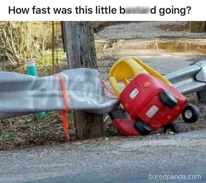 I Hear The Driver Toddled Away Before The Authorities Arrived
