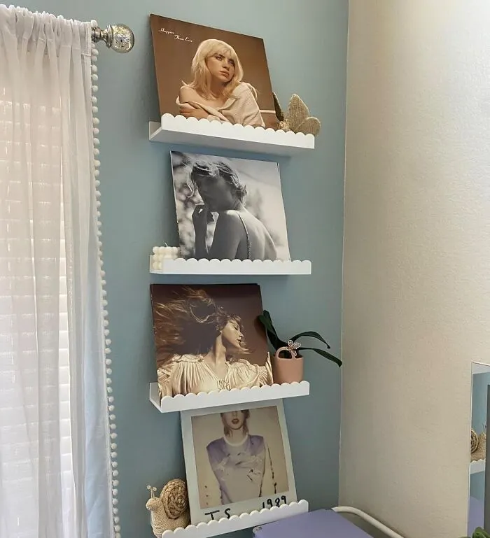 Your Walls Just Called, And They're Politely Requesting A Break From The Tyranny Of Sharp, Boring Right Angles With Some Whimsical <a Style="Display:inline;" Href="Https://Www.amazon.com/Nursery-Shelves-Floating-Scalloped-Bedroom/Dp/B0d7cvjpx7?ie=utf8&th=1&linkcode=ll1&tag=bpbobcat-20&linkid=0d3d14e8efd7e7fe22db2cbee4188e09&language=en_us&ref_=as_li_ss_tl" Target="_blank">  <span Style="Font: Inherit; Color: #d74b1f;"> Scalloped Floating Shelves </Span>