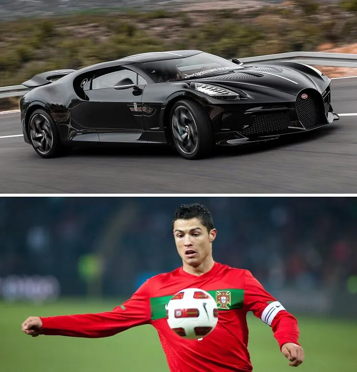 Cristiano Ronaldo - Bugatti La Voiture Noire - $18.6 Million