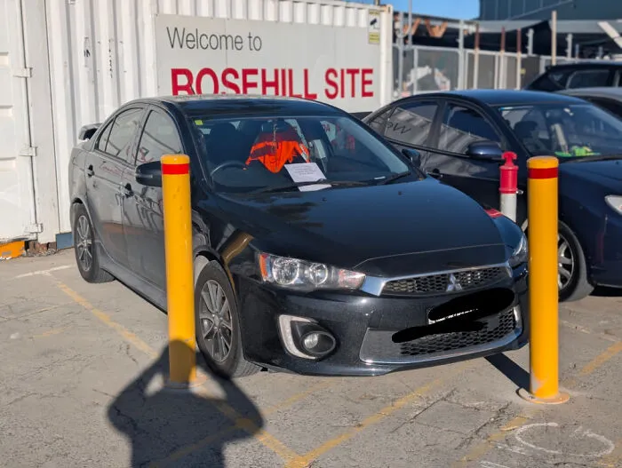 Guys At Work Have Been Told Repeatedly Not To Park In Loading Zones, So The Site Manager Got Fed Up And Did This This Morning