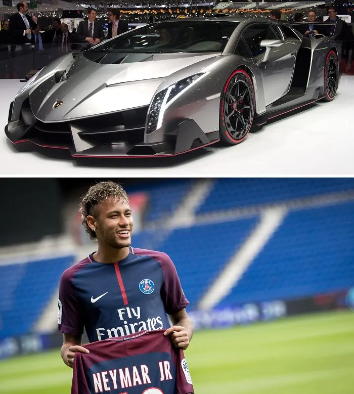 Neymar Jr. - Lamborghini Veneno - $4.5 Million
