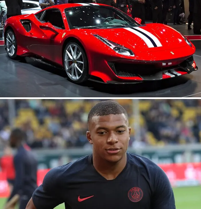 Kylian Mbappe - Ferrari 488 Pista - $6.4 Million