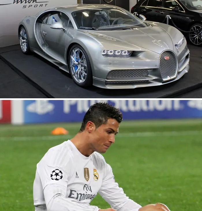 Cristiano Ronaldo - Bugatti Chiron - $3 Million