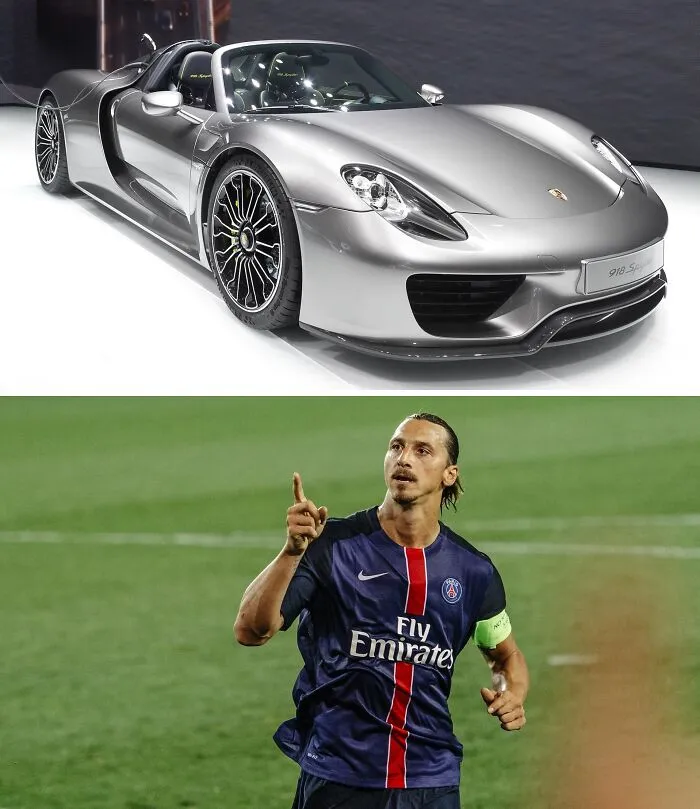 Zlatan Ibrahimovic - Porsche 918 Spyder - $980,000