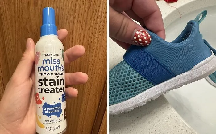 The "Jackson Pollock But With Ketchup" Masterpiece Your Toddler Just Created On Their Brand-New Shirt Can Be Completely Erased From History With A Few Spritzes Of <a Style="Display:inline;" Href="Https://Www.amazon.com/Baby-Stain-Remover-Spray-Laundry-Clothes/Dp/B07qtd8jcf?ie=utf8&th=1&linkcode=ll1&tag=bphawk-20&linkid=74f33a304f88aad149a179421213602e&language=en_us&ref_=as_li_ss_tl" Target="_blank">  <span Style="Font: Inherit; Color: #d74b1f;"> Miss Mouth's Messy Eater Stain Treater Spray </Span>