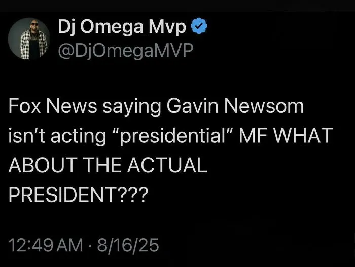 To Act Presidential
