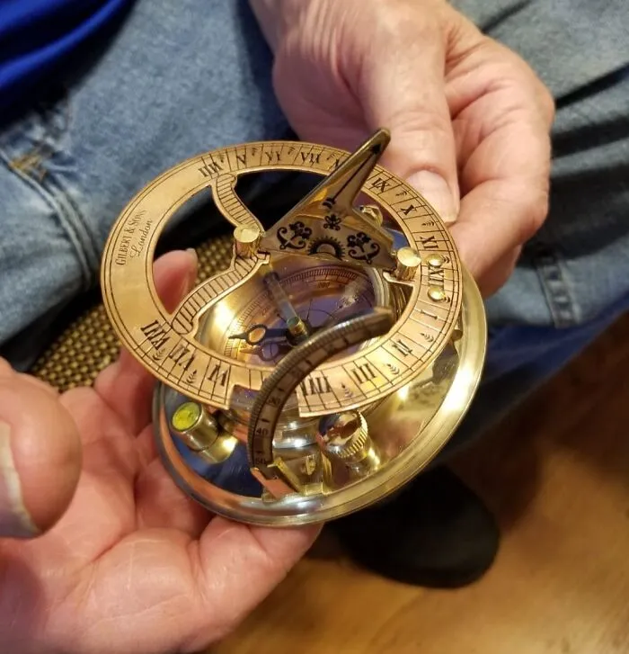 For When You Need To Check The Time With The Dramatic Energy Of A Sea Captain Discovering A New Continent, There's This <a Style="Display:inline;" Href="Https://Www.amazon.com/Brass-Nautical-Navigation-Instrument-Navegacion/Dp/B013ioqh9w?ie=utf8&linkcode=ll1&tag=bpyak-20&linkid=c36656a14307d9b183667a334c808644&language=en_us&ref_=as_li_ss_tl" Target="_blank">  <span Style="Font: Inherit; Color: #d74b1f;"> Antique Brass & Copper Sundial Compass </Span>