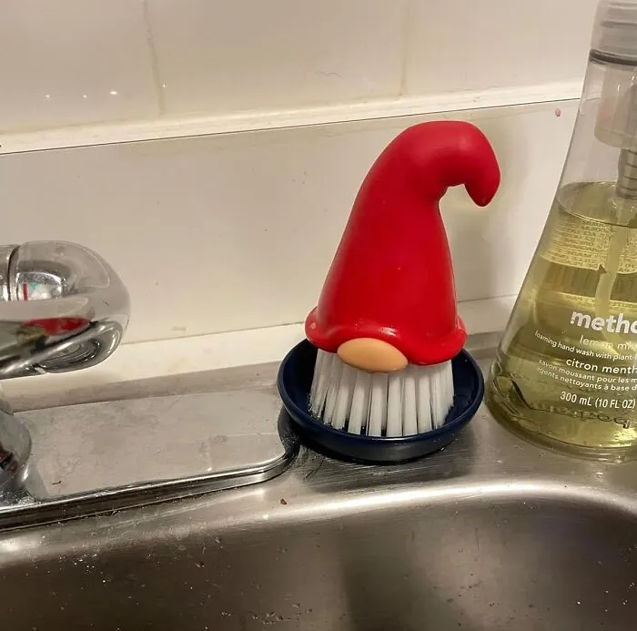 The Mountain Of Dishes In Your Sink Won't Seem So Daunting When You Have A Tiny Bearded Dude Ready To Scrub Them Clean With His <a Style="Display:inline;" Href="Https://Www.amazon.com/New-Beardy-Dish-Brush-Ototo/Dp/B0bysn9q8r?ie=utf8&linkcode=ll1&tag=bpyak-20&linkid=413a32c209a9afec0b38953d2e01943b&language=en_us&ref_=as_li_ss_tl" Target="_blank">  <span Style="Font: Inherit; Color: #d74b1f;"> Beardy Gnome Dish Brush </Span>