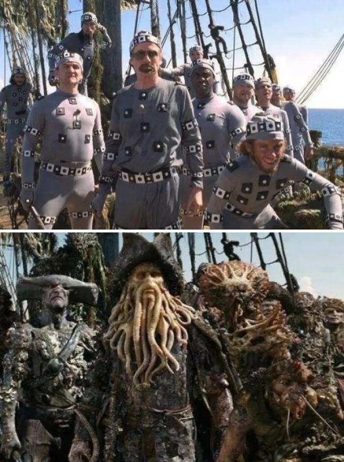Piratas del Caribe, antes y después del CGI