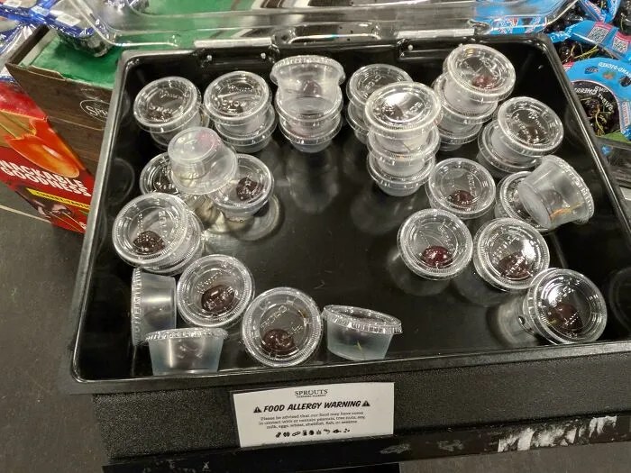 Each Cherry Individually Packaged. No Words, Sprouts