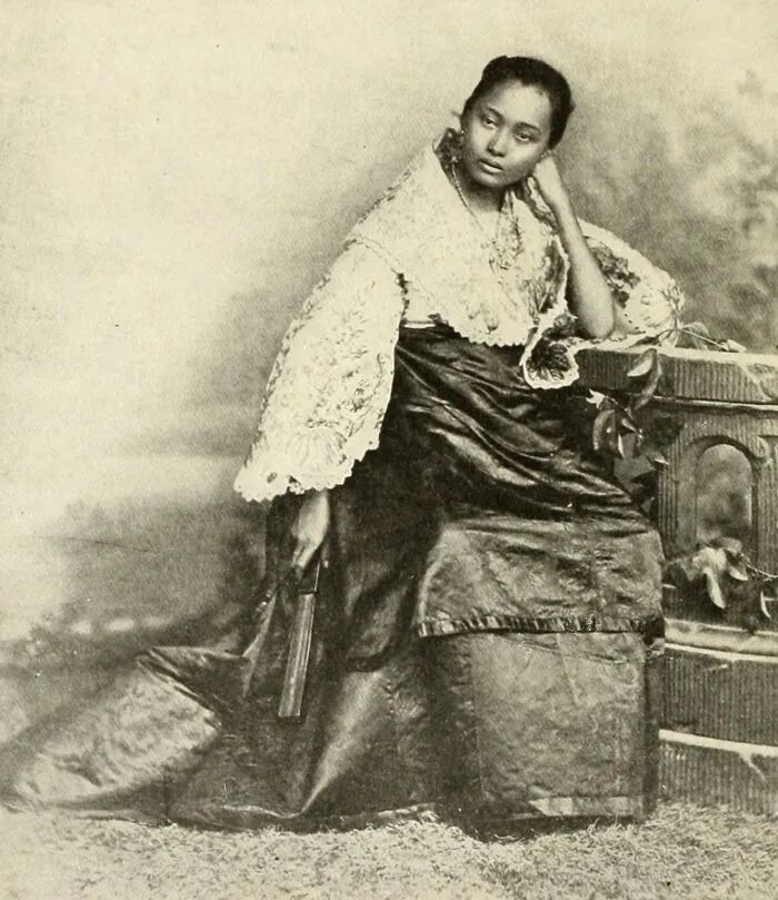 Native Filipino In A Traje De Mestiza,  Philippine Islands, 1899