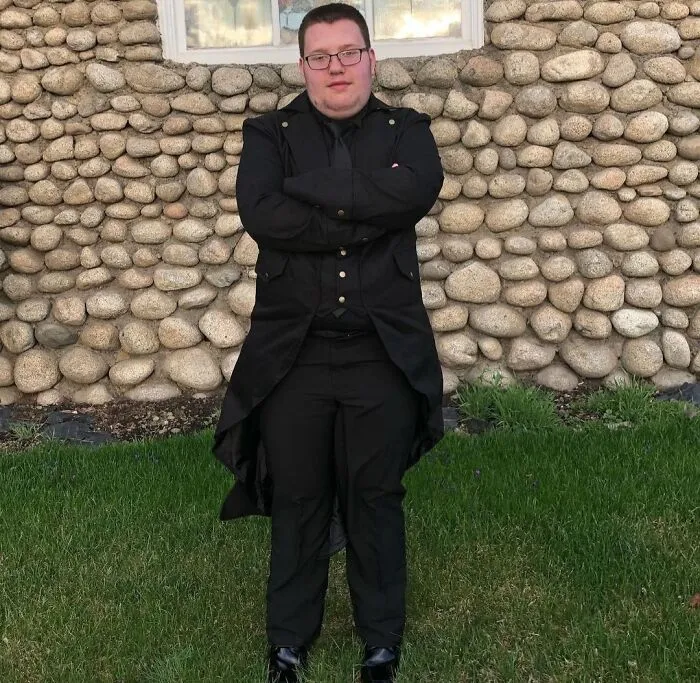 Prom, 2019. "Date" (Just A Friend) Was Sick, So All I Brought Was This "Cool, Yet Mysterious" Aura
