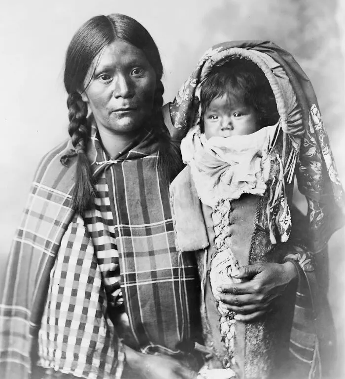 Woman And A Baby, Utes, 1899