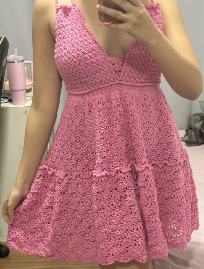 I Finished My Pink Pearl Dress!