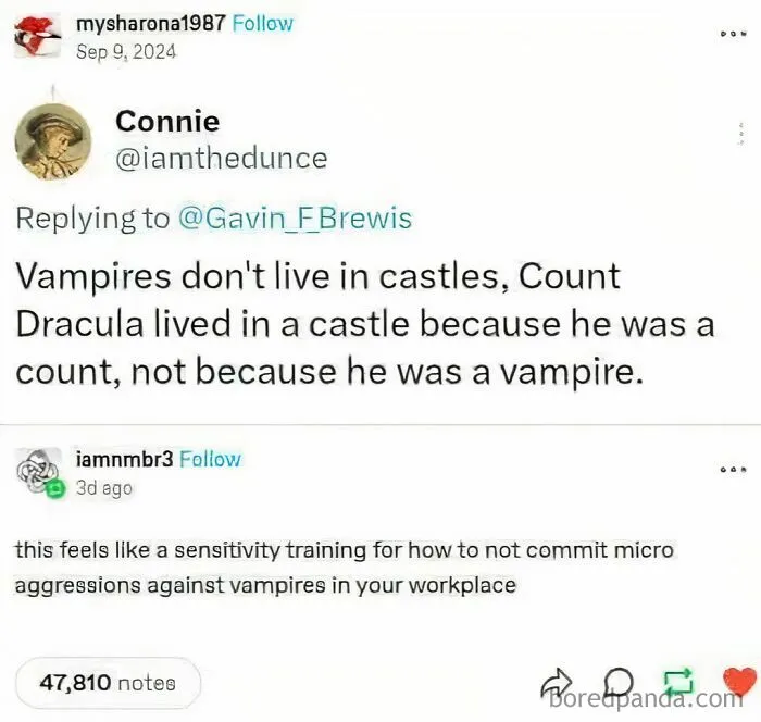 "How To Not Commit Micro Aggression Against Vampires In Your Workplace"