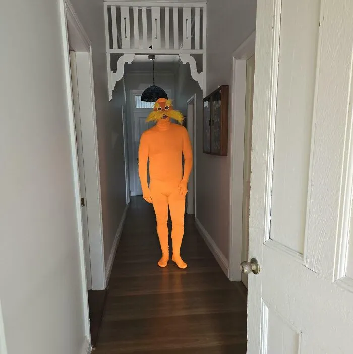 Intenté hacerme un disfraz de Lorax y es material de pesadillas