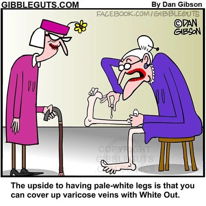 40 Hilarious One-Panel Comics About Aging, Drawn By Dan Gibson Of "Gibbleguts"