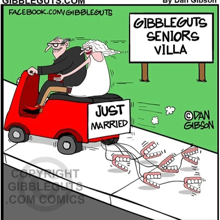 40 Hilarious One-Panel Comics About Aging, Drawn By Dan Gibson Of "Gibbleguts"