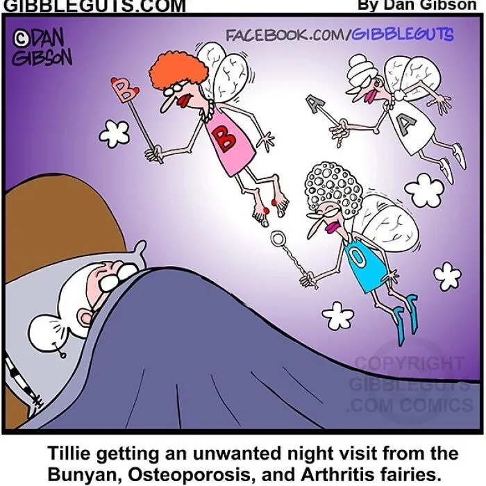 40 Hilarious One-Panel Comics About Aging, Drawn By Dan Gibson Of "Gibbleguts"
