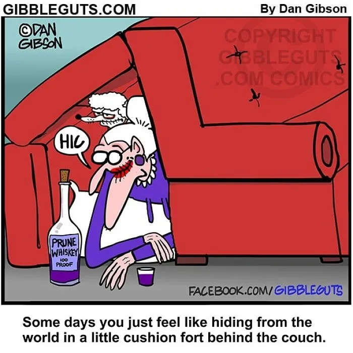 40 Hilarious One-Panel Comics About Aging, Drawn By Dan Gibson Of "Gibbleguts"