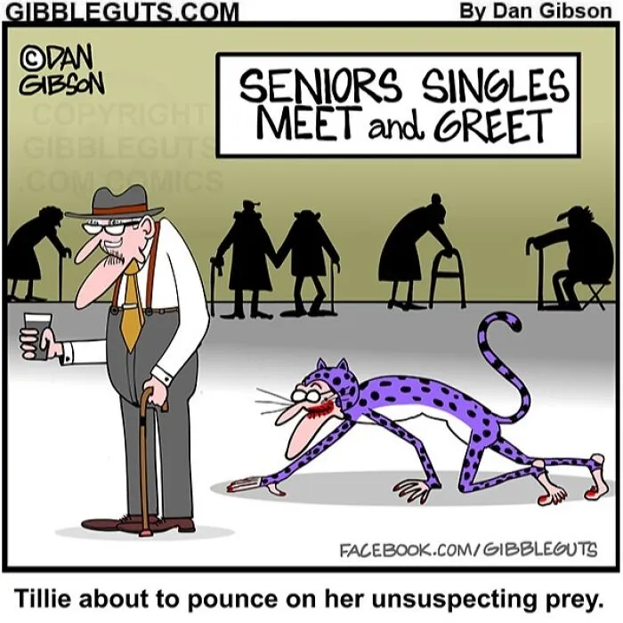 40 Hilarious One-Panel Comics About Aging, Drawn By Dan Gibson Of "Gibbleguts"
