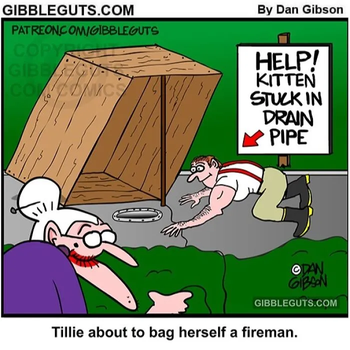 40 Hilarious One-Panel Comics About Aging, Drawn By Dan Gibson Of "Gibbleguts"