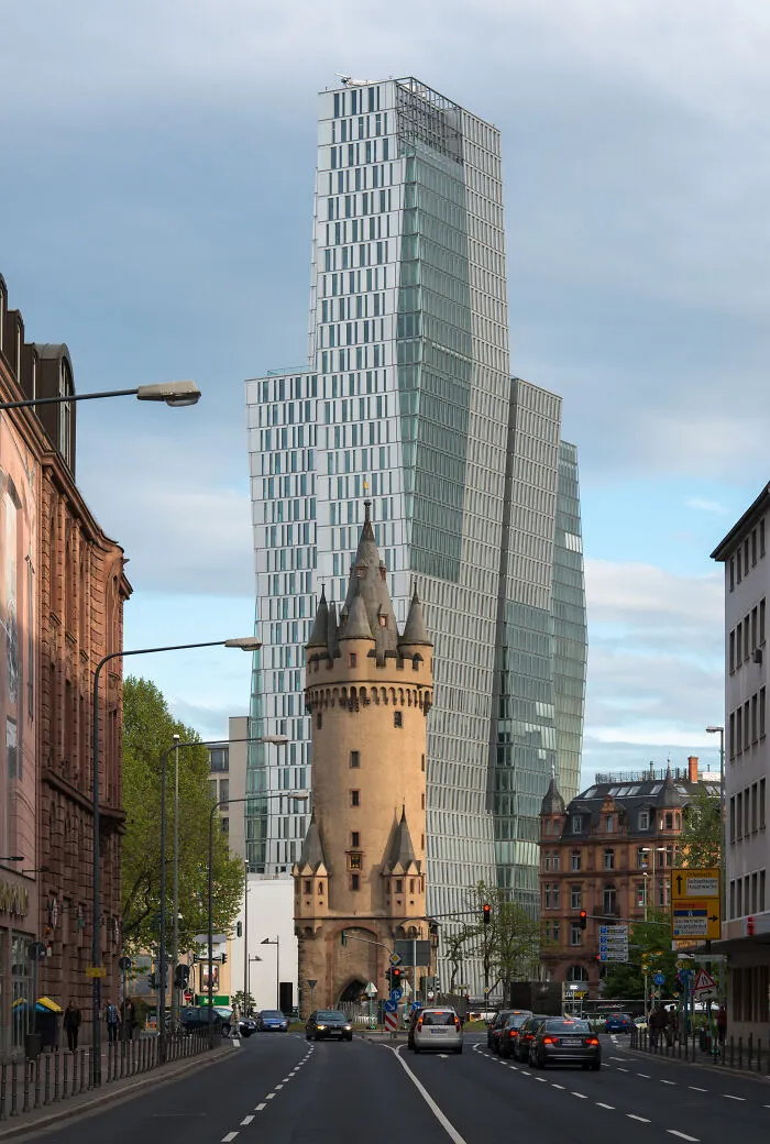 The Old Contrasts The New, Frankfurt, Germany