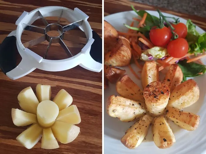 I Use An Apple Corer To Prep My Roast Potatoes