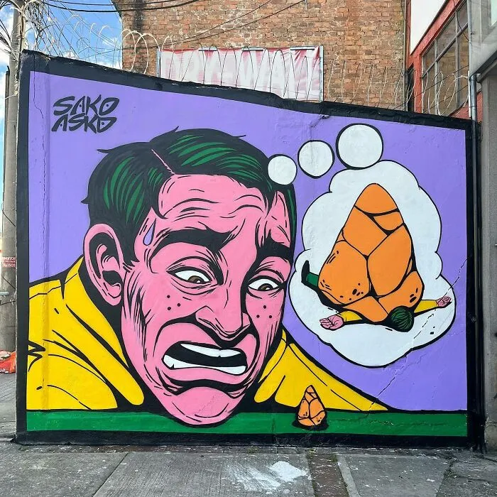 "SakoAsko" Paints 24 Murals That Explore Human Choices Through Surreal Art