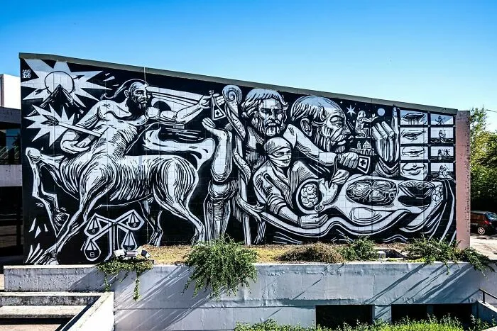 "SakoAsko" Paints 24 Murals That Explore Human Choices Through Surreal Art