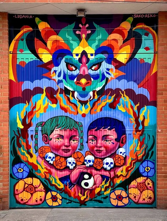 "SakoAsko" Paints 24 Murals That Explore Human Choices Through Surreal Art