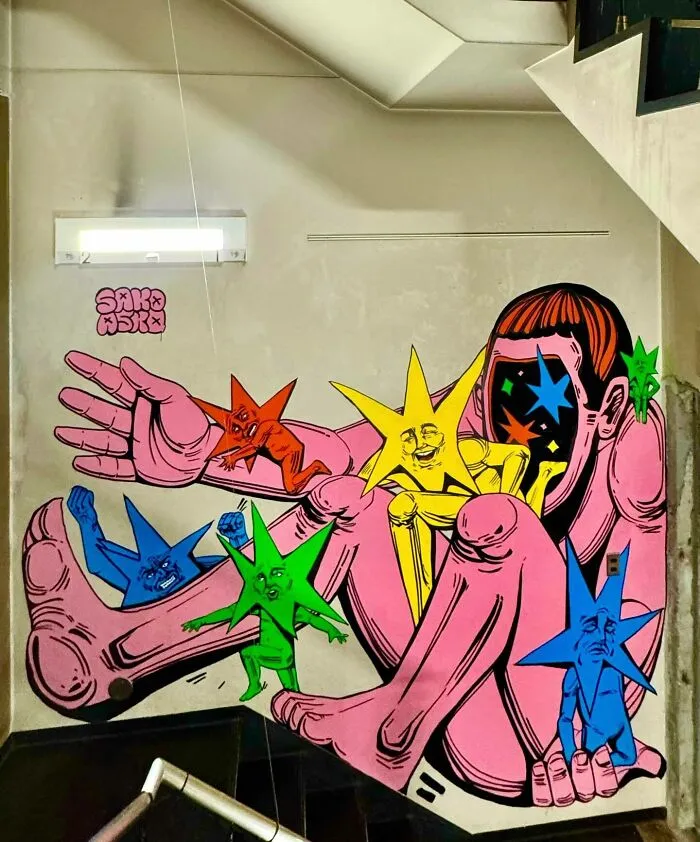 "SakoAsko" Paints 24 Murals That Explore Human Choices Through Surreal Art