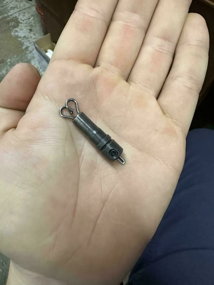 Found This Sitting In The Oil Pan Of A 2011 Bmw 1m. I Have No Clue What It Is Or What It Could’ve Come From. Any Ideas?