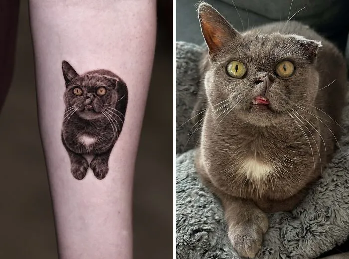 This Master Of Realism Tattoos Is Bringing People's Pets To Life On Their Skin (30 New Pics)