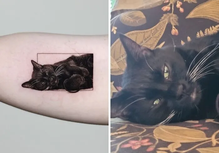 This Master Of Realism Tattoos Is Bringing People's Pets To Life On Their Skin (30 New Pics)