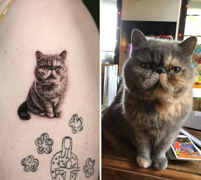 This Master Of Realism Tattoos Is Bringing People's Pets To Life On Their Skin (30 New Pics)