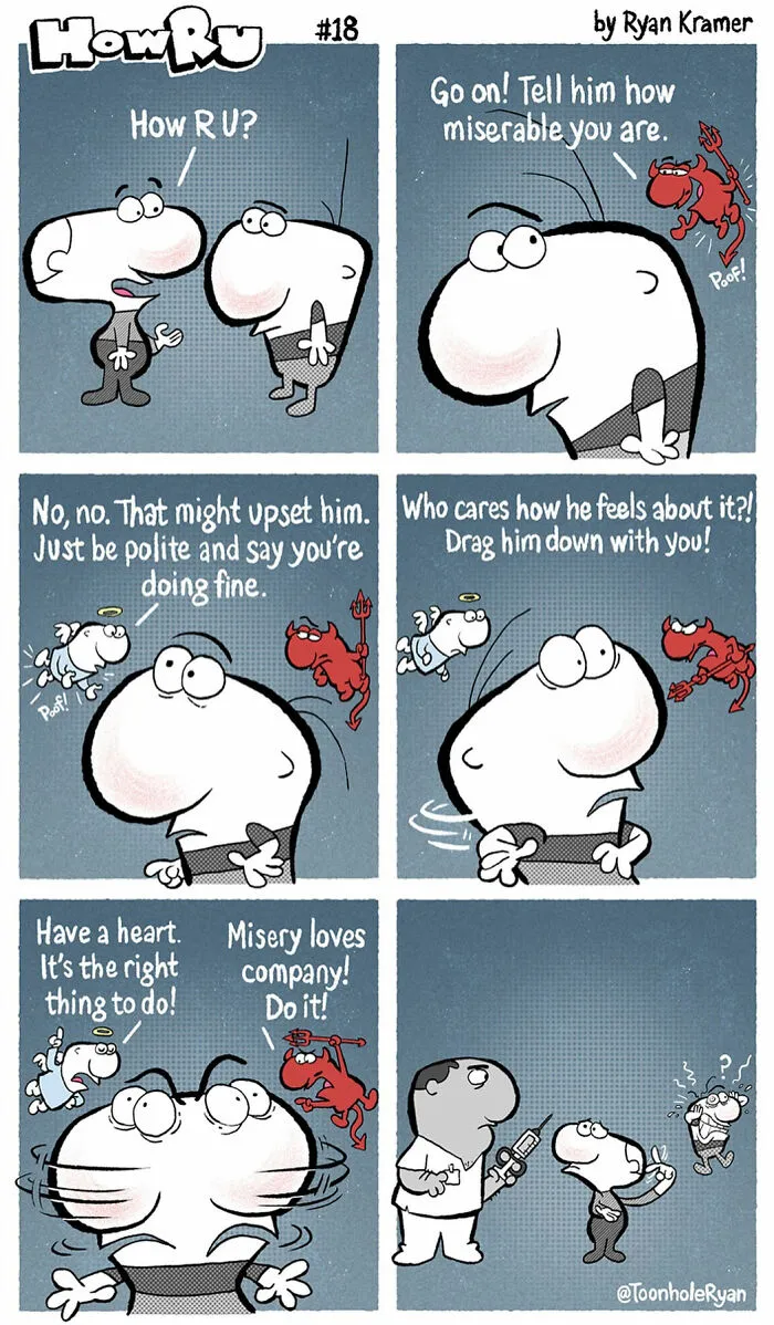 38 Witty And Dark Comics By Ryan Kramer That Might Make You Laugh