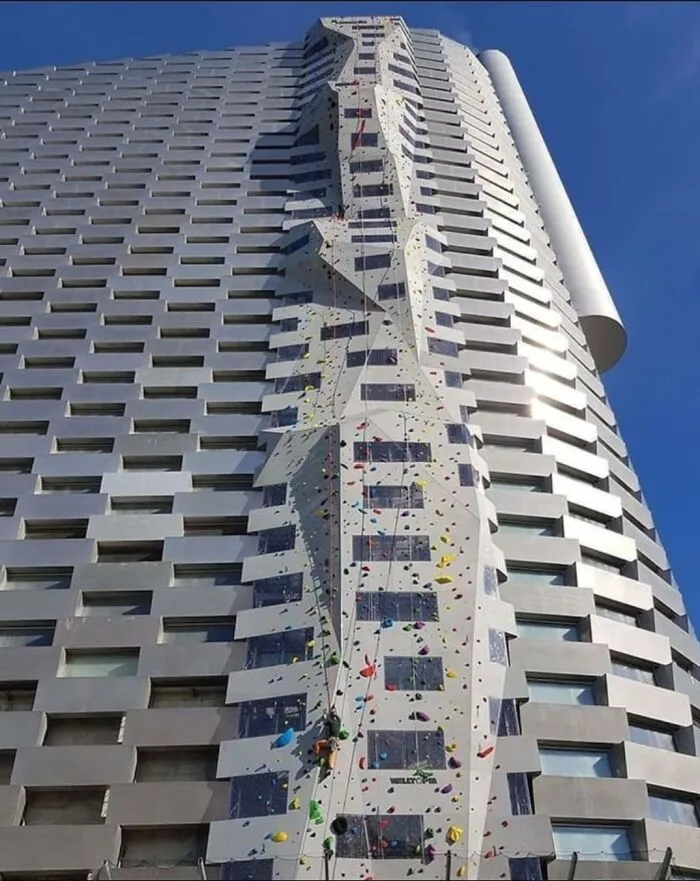 80m Tall Rock Climbing Wall In Denmark