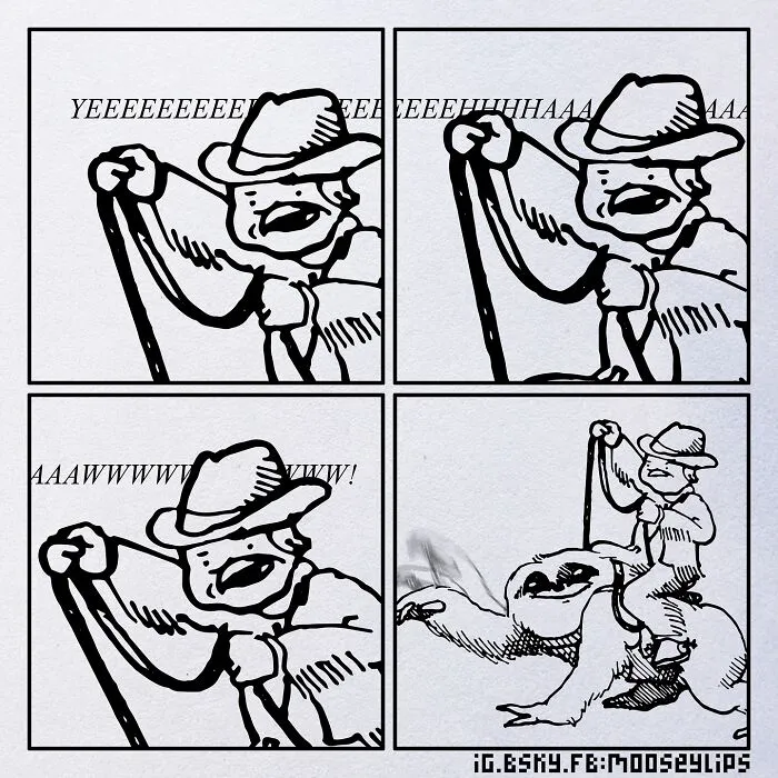 Mooseylips’s Wild Imagination: 29 New Absurd Comics That Might Make You Laugh and Wonder