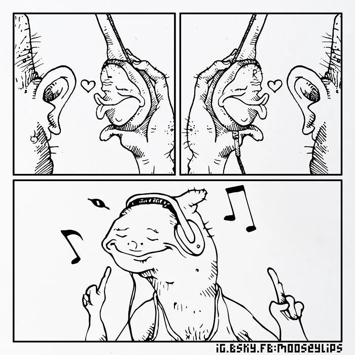 Mooseylips’s Wild Imagination: 29 New Absurd Comics That Might Make You Laugh and Wonder